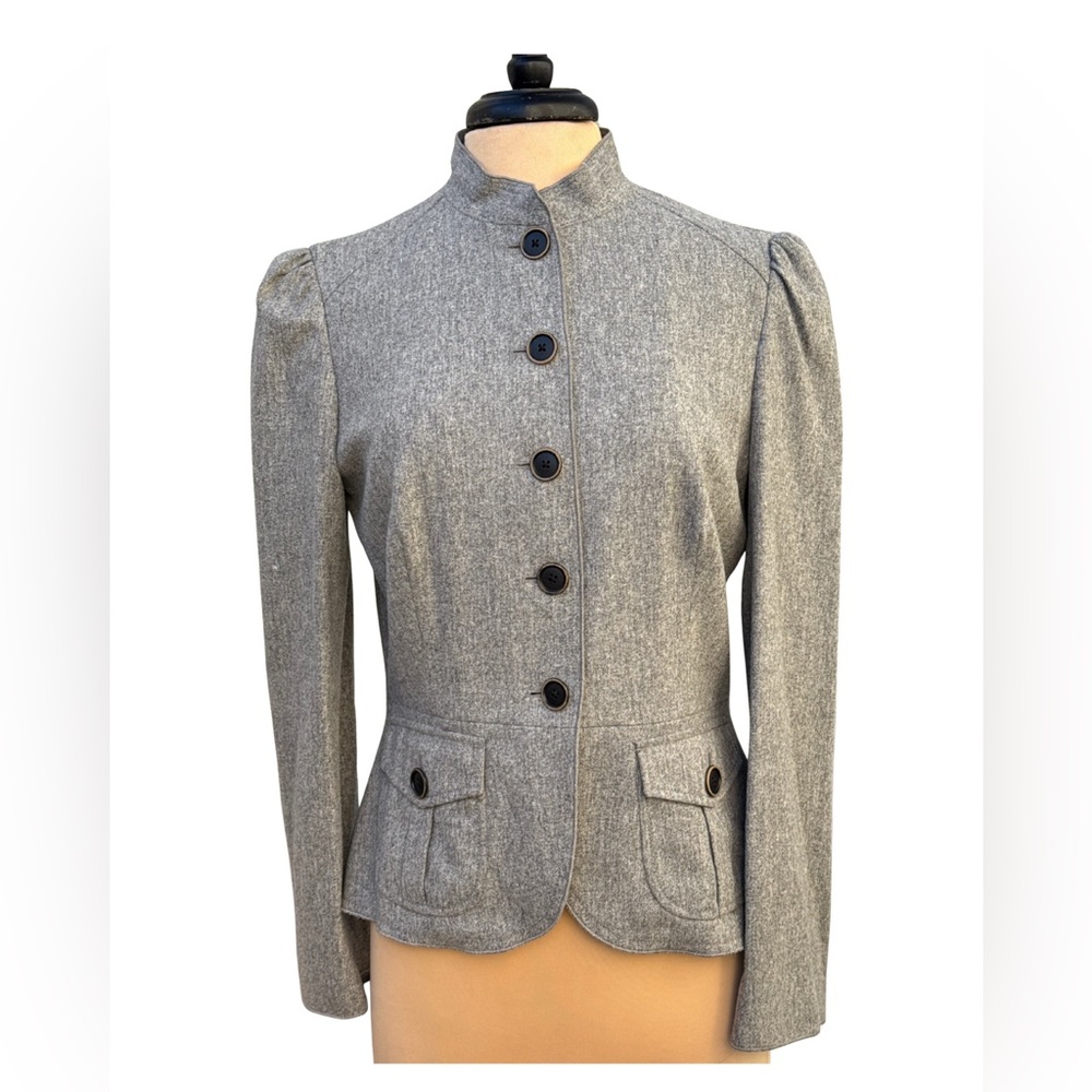 Gray Wool Banana Republic Women's Jacket